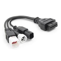 Yamaha 3PIN +Yamaha 4PIN+Honda 5Pin 3in1 TO OBD2 16 Pin Motorcycle Motobike Moto Cable