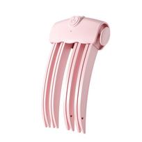 Wireless Heating Root Volume Clips Rechargeable Hair Volume Pincher  Styling Hair Tool rožinė