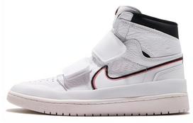Men's Sneakers Jordan 1 Retro High Double Strap White Black Sail White/Black-Sail-White 44.5 gray