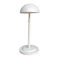 1x Wig Stand Collapsible 25-48cm Adjustable Hat Cap Non-Slip Organizer for Drying Travel white