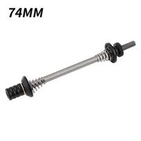 130-135mm Bicycle Quick Release Lever Ultralight Bicycle Steel Skewers Quick Release Skewers  MTB 74mm-Black