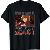 JoJo Keisti Nuotykiai Tai Buvau Aš Dio Memas Anime Marškinėliai XXXL black