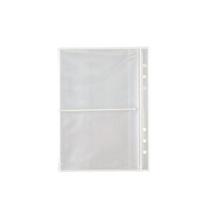 A6 Narrow Loose-Leaf Binder Case with 1/2 Grid 3-inch Storage Bags for Postcard Collection DIY Craft Project Supply A2