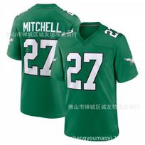 Eagles 27 Vintage Green Football Jersey Men S-XXXL M