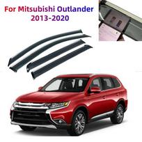 Window Visor Sun Rain Deflector Guards Awnings Shelter Weathershield For Mitsubishi Outlander 2013-2018 2019 2020 2023 2024 2025 2010-2021
