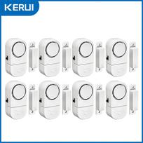 KERUI 90db Door Window Sensor Independent Opening Magnetic Door Sensor Wireless Security Alarm 8pcs