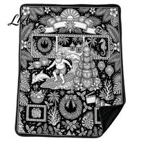 Relaxing Screen Free Hobbies Christmas DIY Coloring Blanket for Adults And Kids, Color Your Own Blanket, 59  x 51  Soft Creative Arts Crafts M