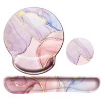 1Pcs/Set Comfortable Keyboard Wrist Rest Set Soft with Wrist Rest Mouse Wrist Support Pad Non-Slip Base Coaster