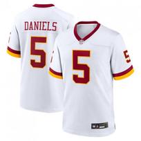 Washington Commanders 5 Jayden Daniels Football Jersey Men Sports Game Day Top L
