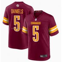 Washington Commanders 5 Jayden Daniels Football Jersey Men Sports Game Day Top 3XL