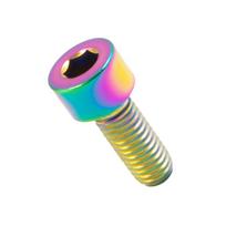 Titano Varžtas M6 Šešiakampė Galvutė Atnaujinimo Varžtai Dviračiui Motociklui Motoroleriui - Ilgiai 10-60mm spalvota