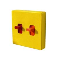 Creative Light Switch Guard Covers Self-Adhesive 3D Printed Console-shaped Switch Cover Removable Waterproof Switch Frame Cover 1
