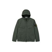 Stone Island SS24 Pima Cotton Casual Solid Color Zip-Up Hooded Long Sleeve Jacket Men jackets Green 801542610-V0059 M black