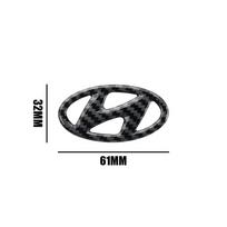 ABS Automobilio Vairo Rato Logotipo Emblemos Lipdukas Hyundai Tucson Elantra Sonata Accent IX35 i20 i30 Veloster Mistra Lafesta WW74