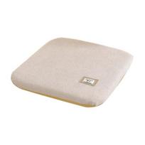 Washable Thick Seat Pad Memory Foam Chair Pad, Dining Cushion with Ties, Anti-slip Bottom, Home Decor Cover, Soft Warm for Office Autumn Winter Wooden B smėlis