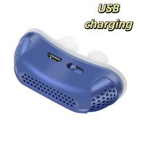 Upgraded Snore Reducing Electric Snoring Solution Guard Anti Snoring Devices  Women mėlyna