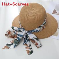 Bohemia Summer Sun Hat With Breathable Straw Material And Adjustable Fit For Women Khaki beige