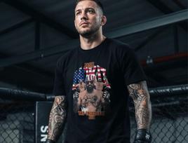 Josh Hokit Graphic T Shirt Vintage Retro MMA Streetwear Unisex Tee Sports XL black