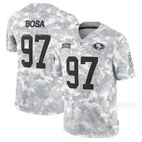 San Francisco 49ers Football Jersey Men Women Cotton Team Sports Apparel Fan Wear 23 Kittle 97 Bosa 13 Purdy XXXL