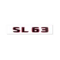 Suitable for Mercedes Benz rear letter sticker C63S GT63S S63LGLE53 SL63S modification W205 W206 C190 X290 W167 black red versi