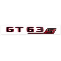 Suitable for Mercedes Benz rear letter sticker C63S GT63S S63LGLE53 SL63S modification W205 W206 C190 X290 W167 black red versi black