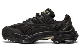Men's Sneakers PUMA Nitefox Electric Textile, Leather Cushioning Abrasion Resistant Breathable Lightweight 35.5 black