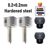 Upgraded Hotend Kit For Bambu Lab A2L/A1/A1 Mini All-in-one Hot End Assembly 0.2/0.4/0.6/0.8mm Hardened Steel Nozzle 3D Printer