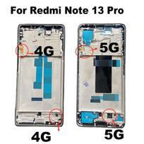 For Xiaomi Redmi Note 13 Pro 4G 5G Middle Frame LCD Screen Front Frame Housing Bezel Chassis Plate Replacement Note 13 Pro4G PURPLE