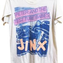Vintage 80's 1983 Peter and the Test Tube Babies Punk Rock Tour Concert t shirt 2XL blue