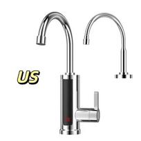 Stainless Steel Electric Water Heater Instant Type Faucet Heater Electric Faucet  For Kitchen US