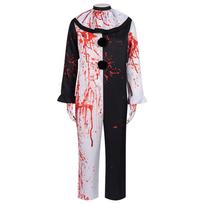 Terrifier Clown Cosplay Full Set, Horror Role Play Outfit for Halloween Party Stage Show XXL