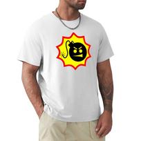 Serious Sam Logo Tshirt Basic Lightweight Short Sleeve Tee L white