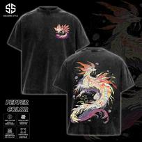 Mizutsune V2 Monster Hunter Wilds Shirt Action RPG Gaming Apparel Boy Merch 3XL black