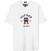 Tommy Hilfiger SS23 T Shirt Men's White MW0MW30043YBR XL white