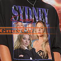 SYDNEY SWEENEY Shirt, Sydney Sweeney Vintage Tshirt, Sydney Sweeney Retro Tees, Sydney Sweeney Retro Sweater, Sydney Sweeney Merch Tee #tpc 110 blue