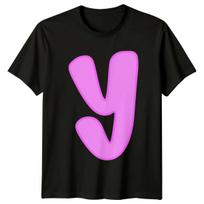 Z Letter Alphabet Unisex T Shirt Initial Men Womens Graphic Tee 3XL purple