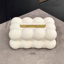 Tissue Holder Light Luxury Creative Cloud Design High-End Ornaments Tissue Box Marshmallow Cream Tissue Box