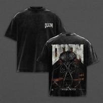 Doom Slayer DOOM The Dark Ages Retro žaidėjo grafinis marškinėlis XL black
