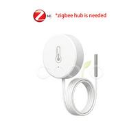 Tuya Zigbee NTC Probe Temperature Humidity Sensor Detect Pool Bathtub Fridge Freezer Liquid Temperature for Z2M Smart Life Hub