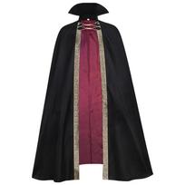 Helovino Vampyro Kostiumas Suaugusiems Drakula Velnias Ragana Cosplay Apsiaustas Viduramžių Gotikinis Steampunk Mirties Apsiaustas Metalinė Grandinė height 165cm S juoda