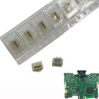 2PCS 6pin Socket Contact Clip For PS5 Controller Internal Microphone Mic Ribbon Flex Cable Connector Replacement gray