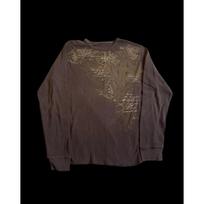 American Y2K Streetwear Angel Print Crew Neck Sweatshirt Unisex Loose Fit Long Sleeve Top 5XL brown