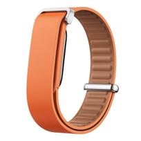 Soft Genuine Leather Replacement Band for Google Fitbit Air oranžinė