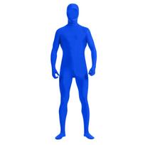 Zentai Suit Cosplay Leotard Full Bodysuits Green Screen Suit Helovino kostiumai 150 blue