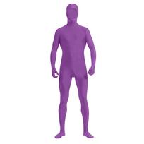 Zentai Suit Cosplay Leotard Full Bodysuits Green Screen Suit Helovino kostiumai 190 violetinė