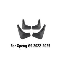 4Pcs/Set Fender For Xpeng G9 XiaoPeng G9 2022-2025 Car Mudguards Front Rear Fender Mudflap Waterproof Guard Tool Car Accessories black