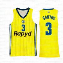 2026 Summer New Lsraeli Basketball Vest Maccabi Tel Aviv Basketball Suit Breathable Quick Drying 3D Printed Fan Home Vest 3XL