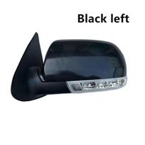 Automobilių priedai Sulankstomas šoninis galinio vaizdo veidrodėlis Hyundai Santa Fe 2.4L 2.7L 2007 2008 2009 2010 2011 2012 8 PIN su lempute Black left gray