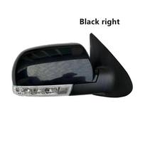 Automobilių priedai Sulankstomas šoninis galinio vaizdo veidrodėlis Hyundai Santa Fe 2.4L 2.7L 2007 2008 2009 2010 2011 2012 8 PIN su lempute Black right