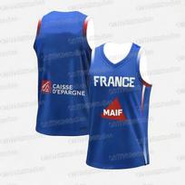 Basketball Jerseys France 34 WEMBANYAMA Jersey Sewing Cheap High Quality Outdoor Sportswear Light Blue FamilyMatching 2026 5XL blue